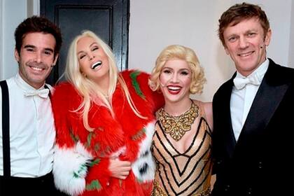 La diva asistió a noche a la función del musical que produce junto a Gustavo Yankelevich