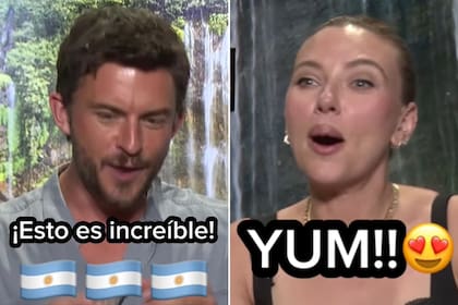 La divertida reacción de Scarlett Johansson y Jonathan Bailey al probar golosinas argentinas: “¡Esto es increíble!"