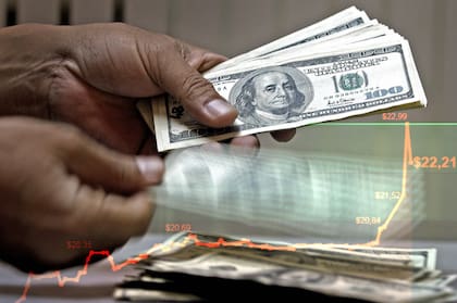 La divisa pierde terreno y llegó a perforar los $22, pero luego recuperó terreno
