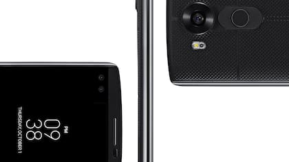 La doble cámara frontal del LG V10