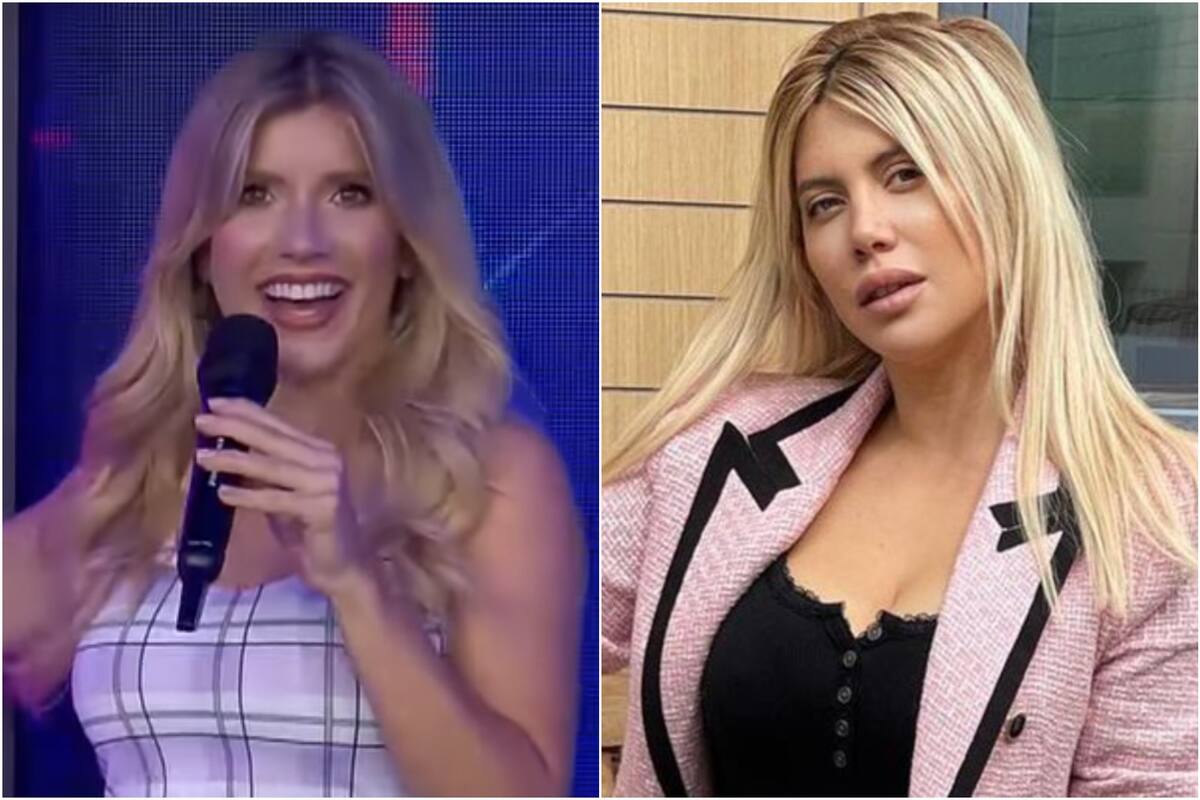 La doble de Wanda Nara dejó a Laurita Fernández sin palabras