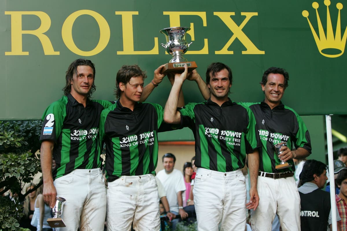 La Dolfina, modelo 2004: Bartolomé Castagnola, Santiago Chavanne, Adolfo Cambiaso y Carlos Gracida