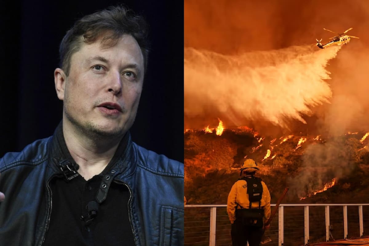 La donación que realizó Elon Musk para los afectados de los incendios en California