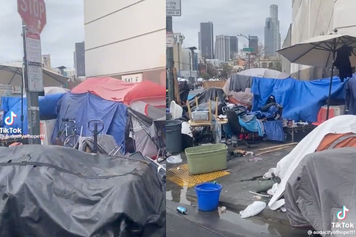 La dramática situación en las calles de California parece no tener fin