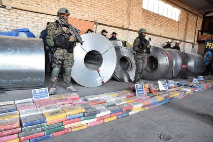 La droga incautada en el operativo Bobinas Blancas