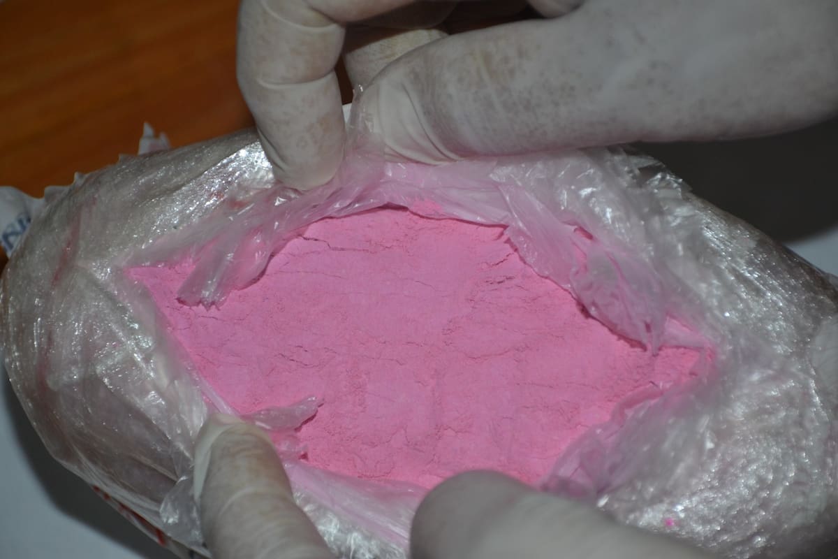 La droga incautada en el operativo de Gendarmería