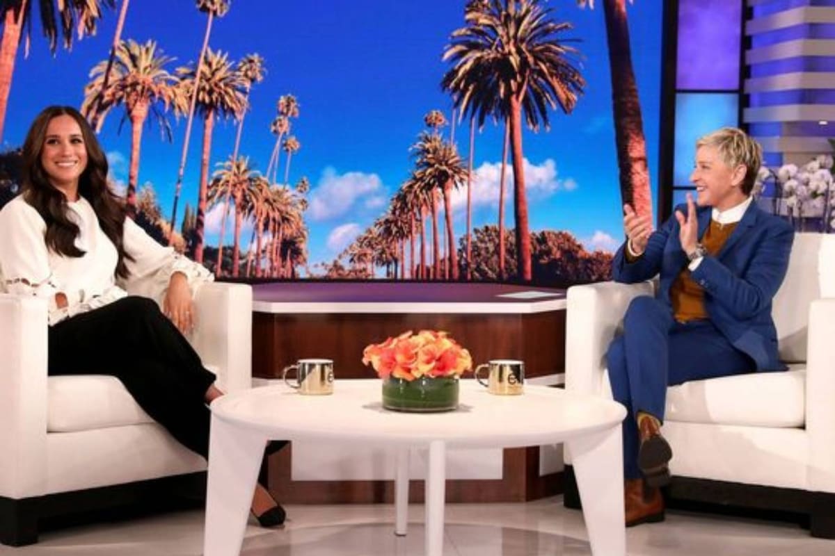 La duquesa de Sussex con Ellen DeGeneres