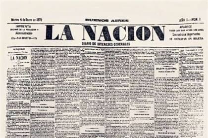 La edición fundacional, del 4 de enero de 1870