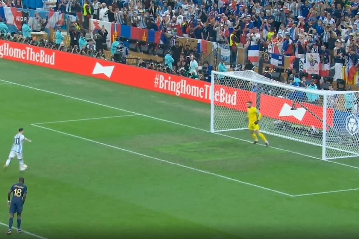 La ejecución de Messi en el penal que le dio el 1 a 0 a Argentina