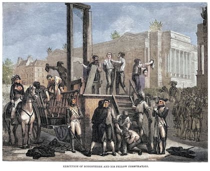 La ejecución de Robespierre salva a Josefina