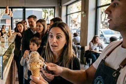 La elección de la inteligencia artificial sobre el mejor helado (imagen generada con IA)