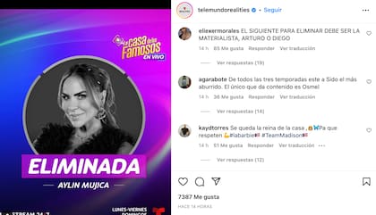 La eliminada de La Casa de los Famosos