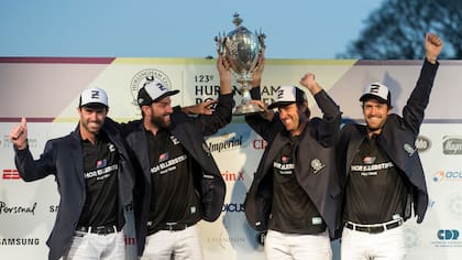 La Ellerstina en el podio de Hurlingham 2016