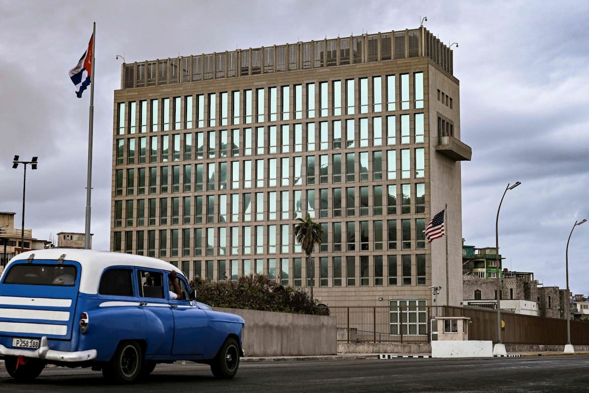 La embajada norteamericana en La Habana