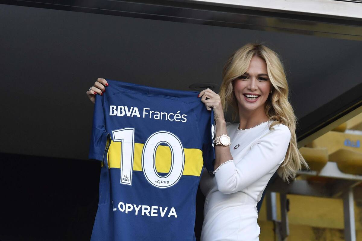 La embajadora del Mundial Rusia 2018, Victoria Lopyreva