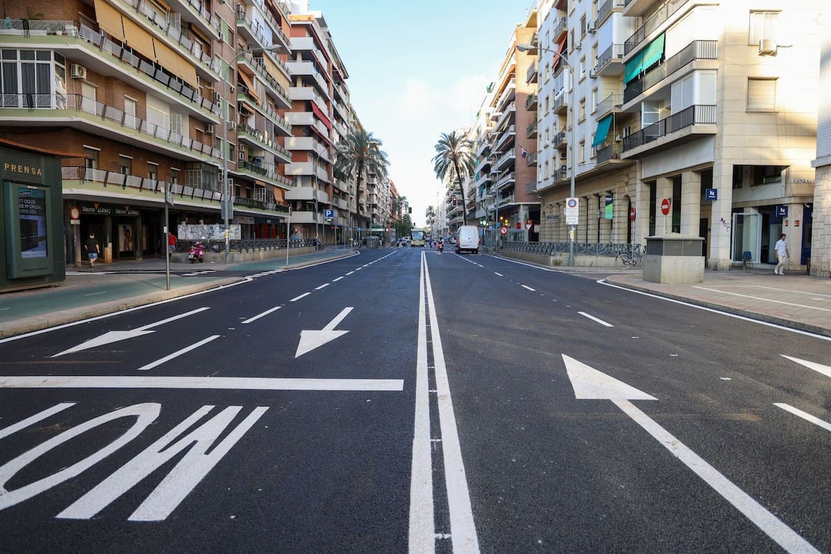 La emblemática Avenida de la República Argentina