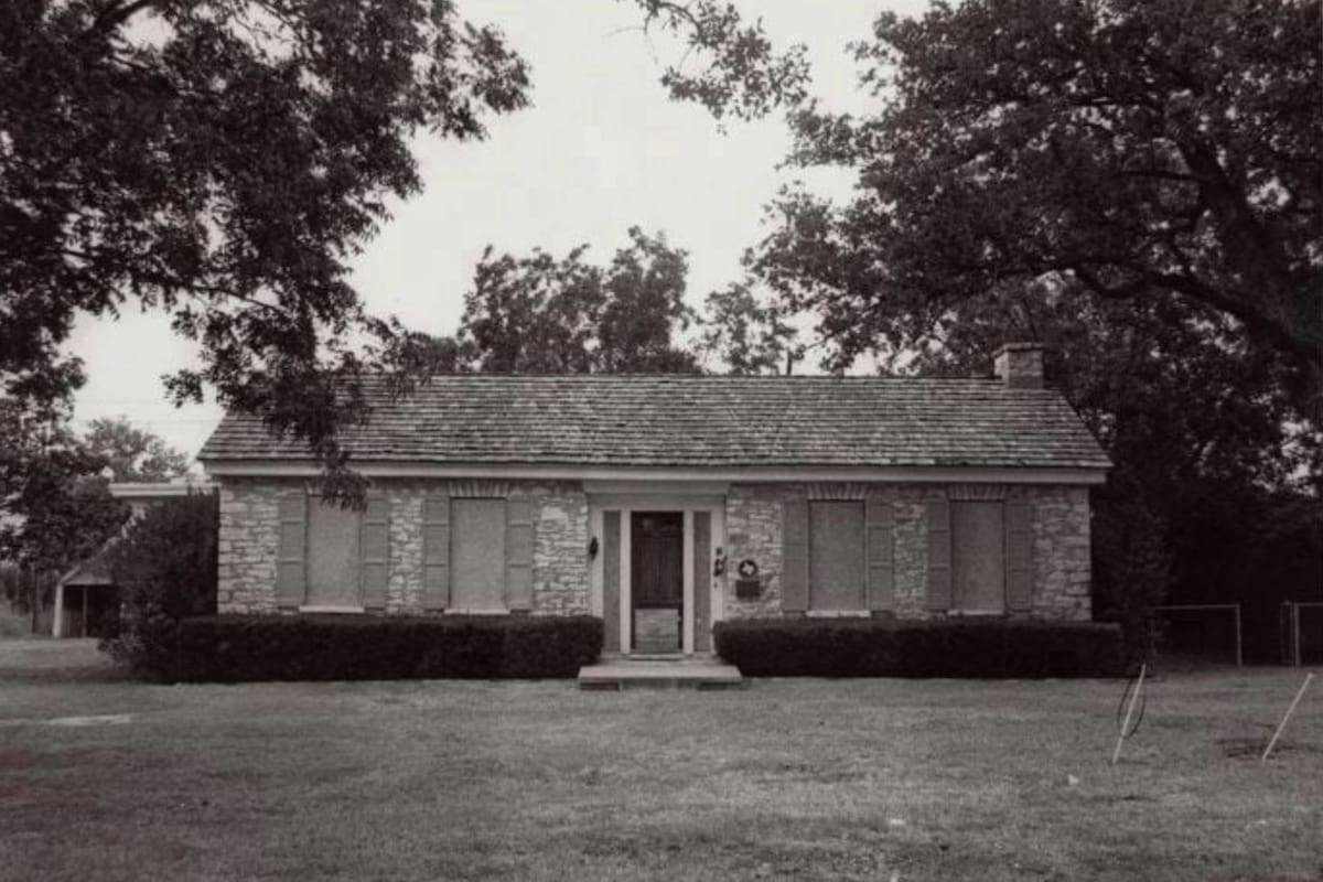 La emblemática casa fue construida en 1840 y tuvo como primer propietario a un vicegobernador de Texas