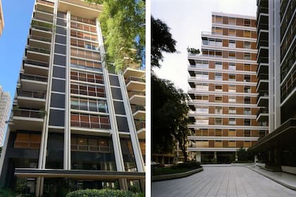 La emblemática torre del maestro de arquitectos Mario Roberto Álvarez, en la Avenida Alvear y Parera.