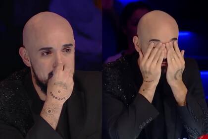 La emoción de Abel Pintos en Got Talent Argentina: se quebró hasta las lágrimas y apretó el botón dorado