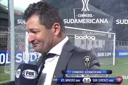 La emoción de Biaggio tras la clasificación de San Lorenzo