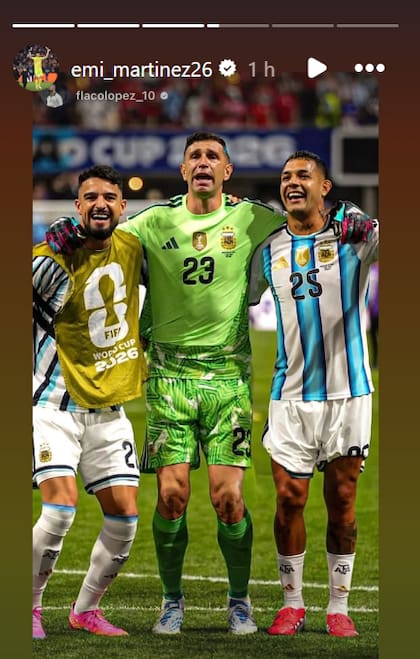 La emoción de Dibu tras la agónica victoria