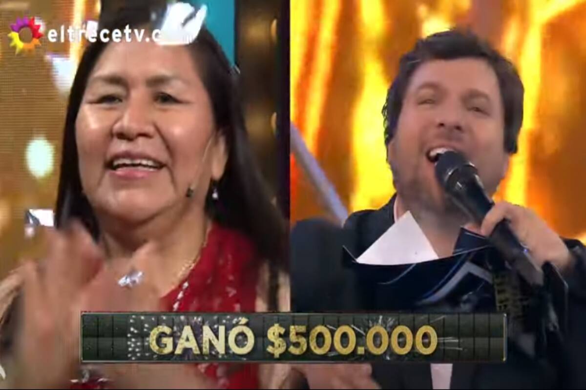 La emoción de Irma Oquendo al ganar el medio millón de pesos en Bienvenidos a bordo