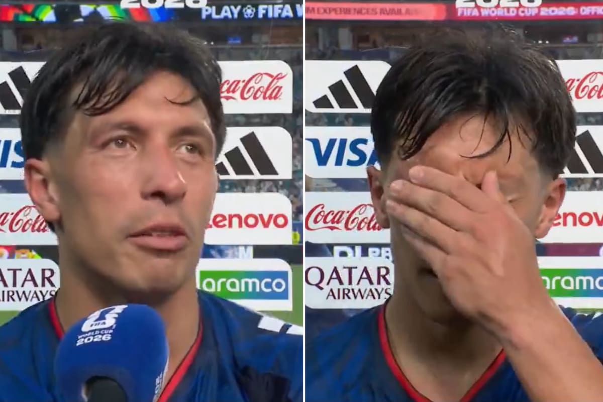 La emoción de Lisandro Martínez tras su primer gol en un Mundial