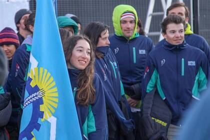 La emoción de los atletas antes del arranque de la competencia