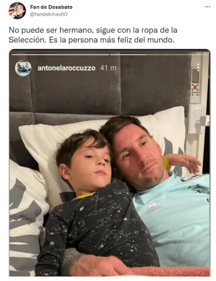 La emoción de los hinchas por la elección de Messi
