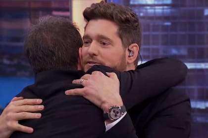La emoción de Michael Bublé en vivo en El Hormiguero (Captura video)