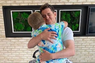 La emoción de Michel Bublé al escuchar a su hijo Noah tocando el piano