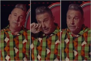 La emoción de Ricardo Montaner al escuchar "índigo" en La Voz Argentina (Foto: Captura de video)