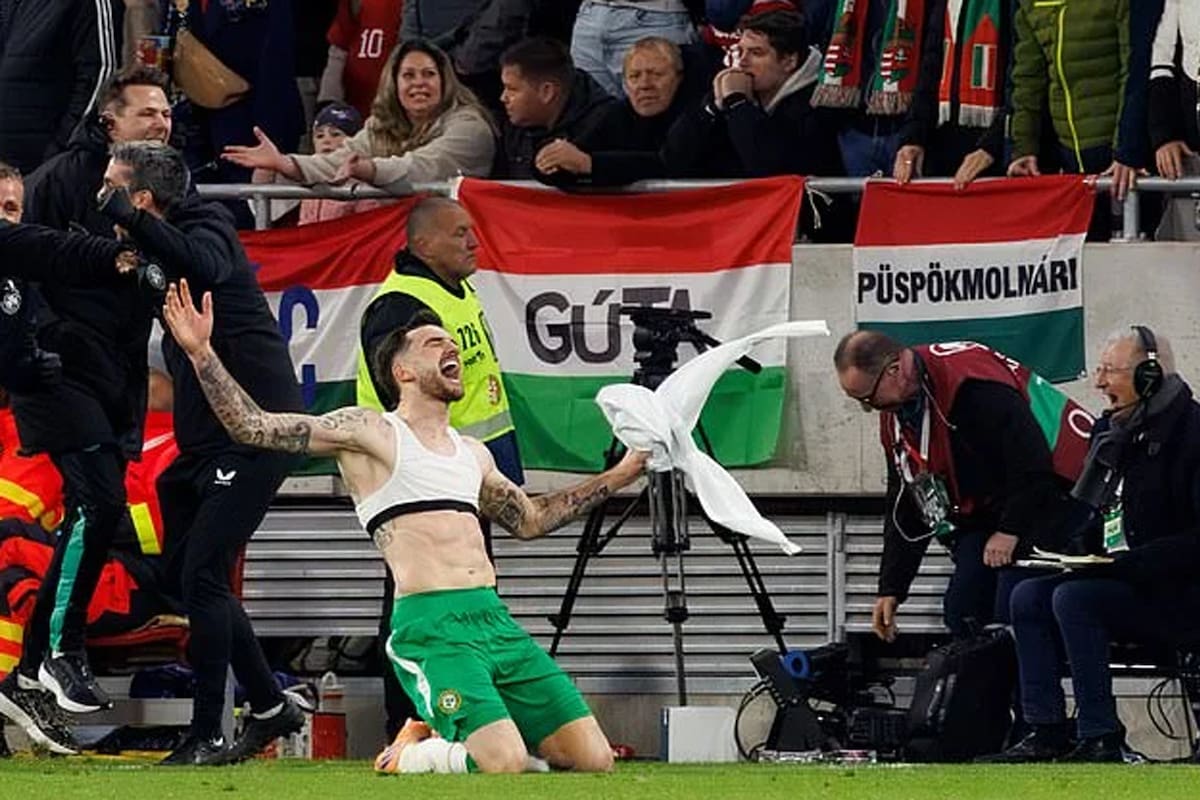 La emoción de Troy Parrott, autor del agónico gol que metió a Irlanda en el repechaje europeo rumbo al Mundial 2026