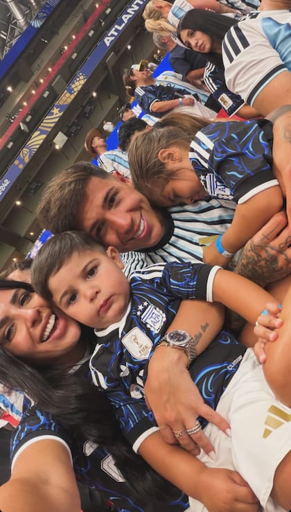 La emoción de Valentina Cervantes al reencontrarse con Enzo Fernández tras el partido