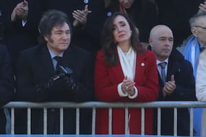 La emoción de Victoria Villarruel durante el desfile militar por el 9 de Julio