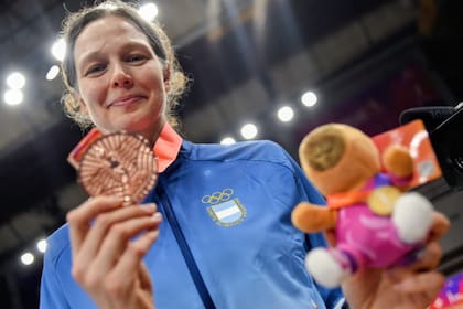 La emoción total de Isabel Di Tella, que este jueves cerró los Juegos con el bronce en equipos