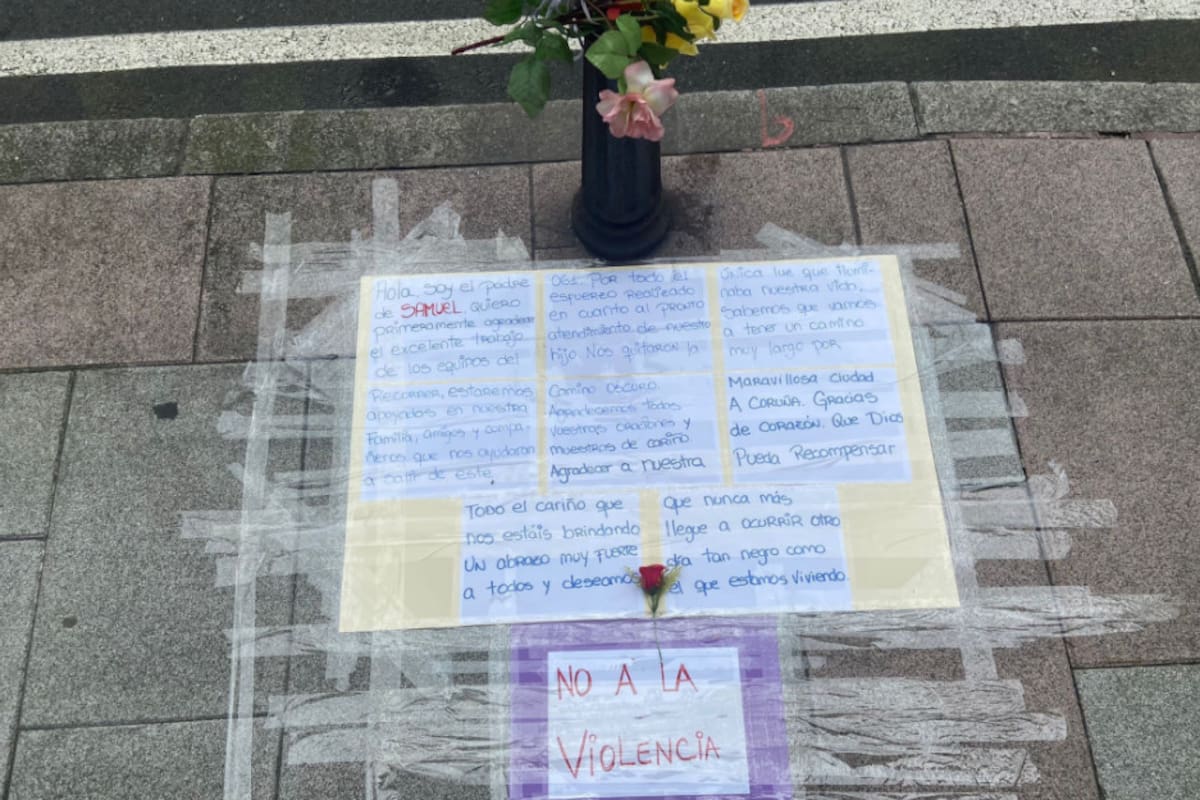 La emotiva carta del padre de Samuel