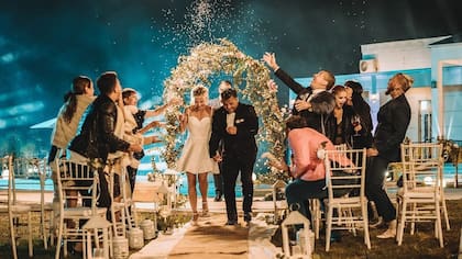 La emotiva ceremonia de Chanchi Estévez y Sabrina Carballo