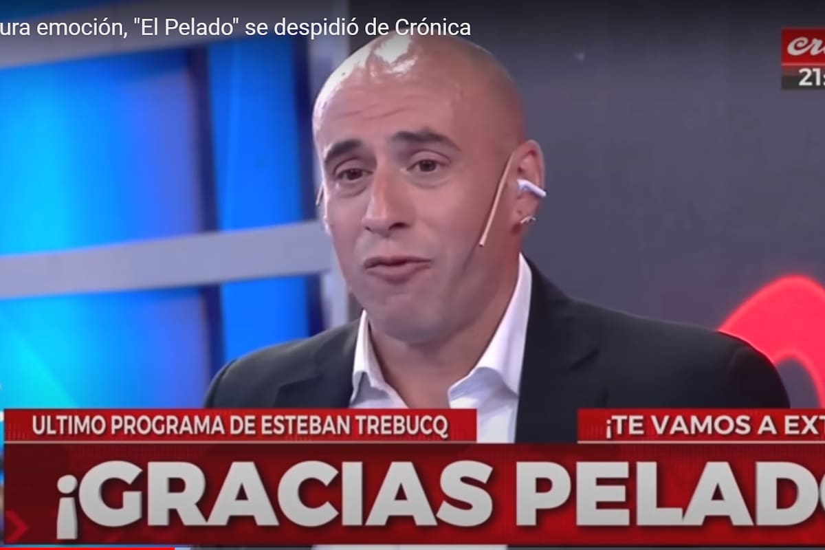 La emotiva despedida de "El Pelado de Crónica TV"