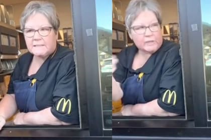 La empleada se enojó con un cliente y tomó una decisión que quedó registrada en video