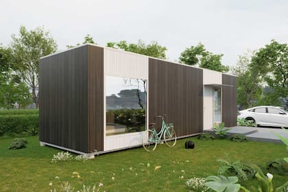 La empresa Evolutiva crea casas modulares que se instalan en el terreno