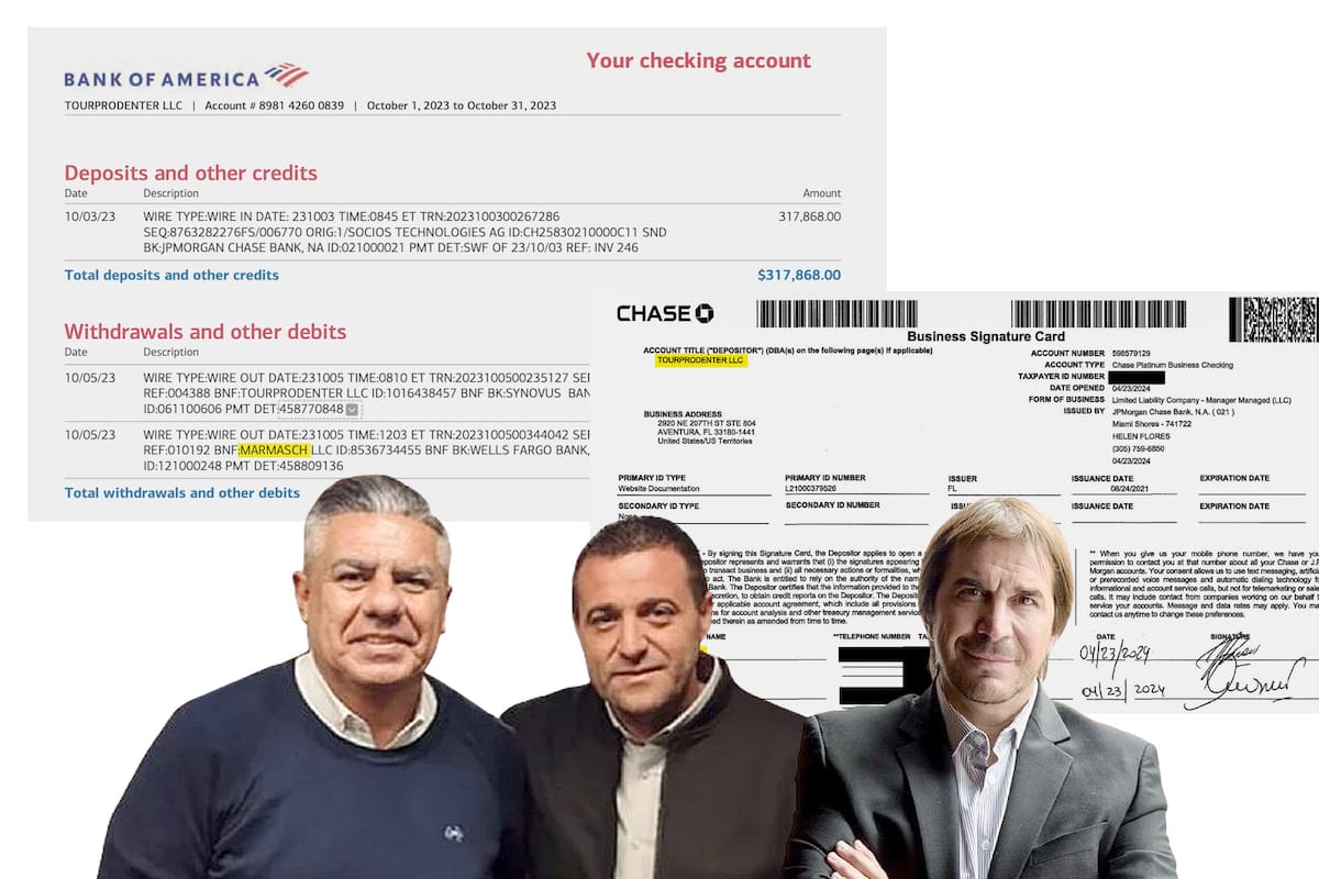 La empresa TourProdEnter administró los fondos de la AFA en Miami desde 2021