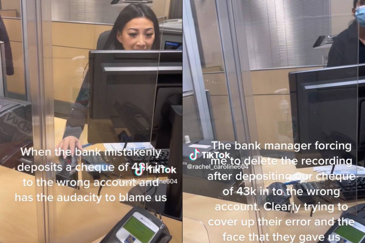 La empresaria canadiense afirmó que nunca antes le habían pedido un comprobante de depósito en sus anteriores transacciones