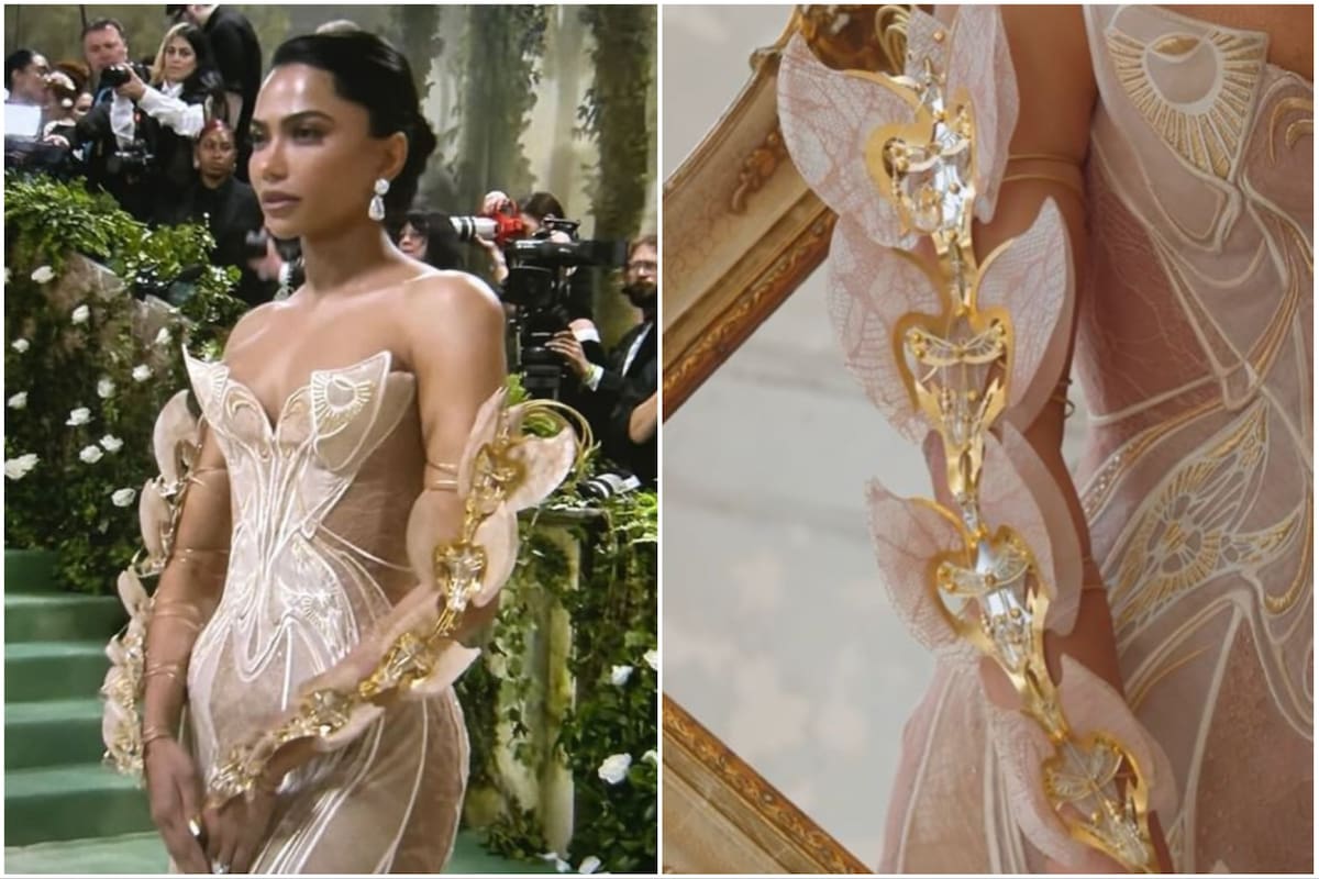 La empresaria de origen indio, Mona Patel, durante su participación en la Met Gala 2024