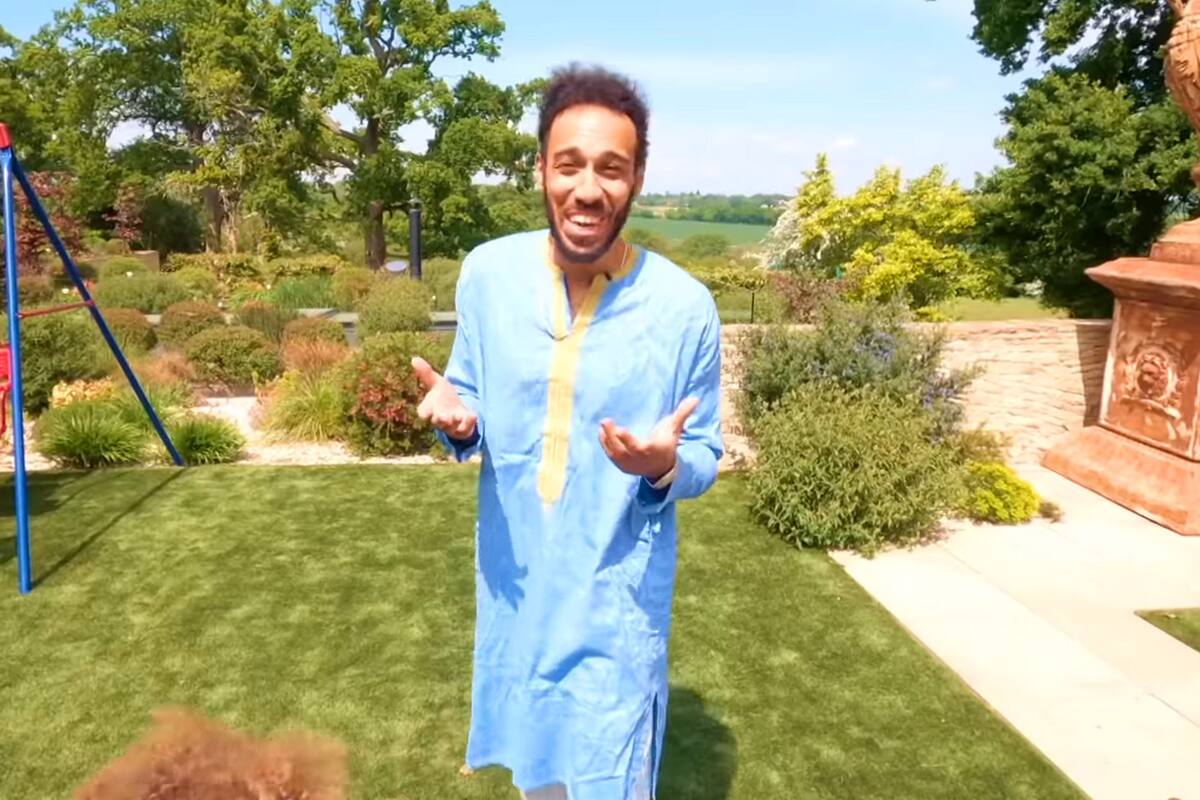 La encantadora casa de Aubameyang, estrella de Arsenal.