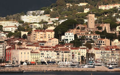 La encantadora riviera frente al Mediterráneo