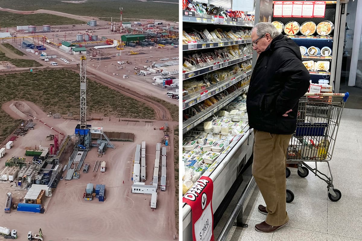 La energía de Vaca Muerta y el consumo masivo, dos sectores que marchan en distinto sentido