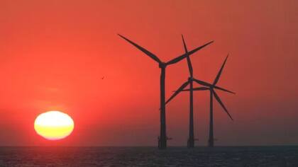 La energía eólica marina suministra actualmente unos 12 gigavatios a países del área