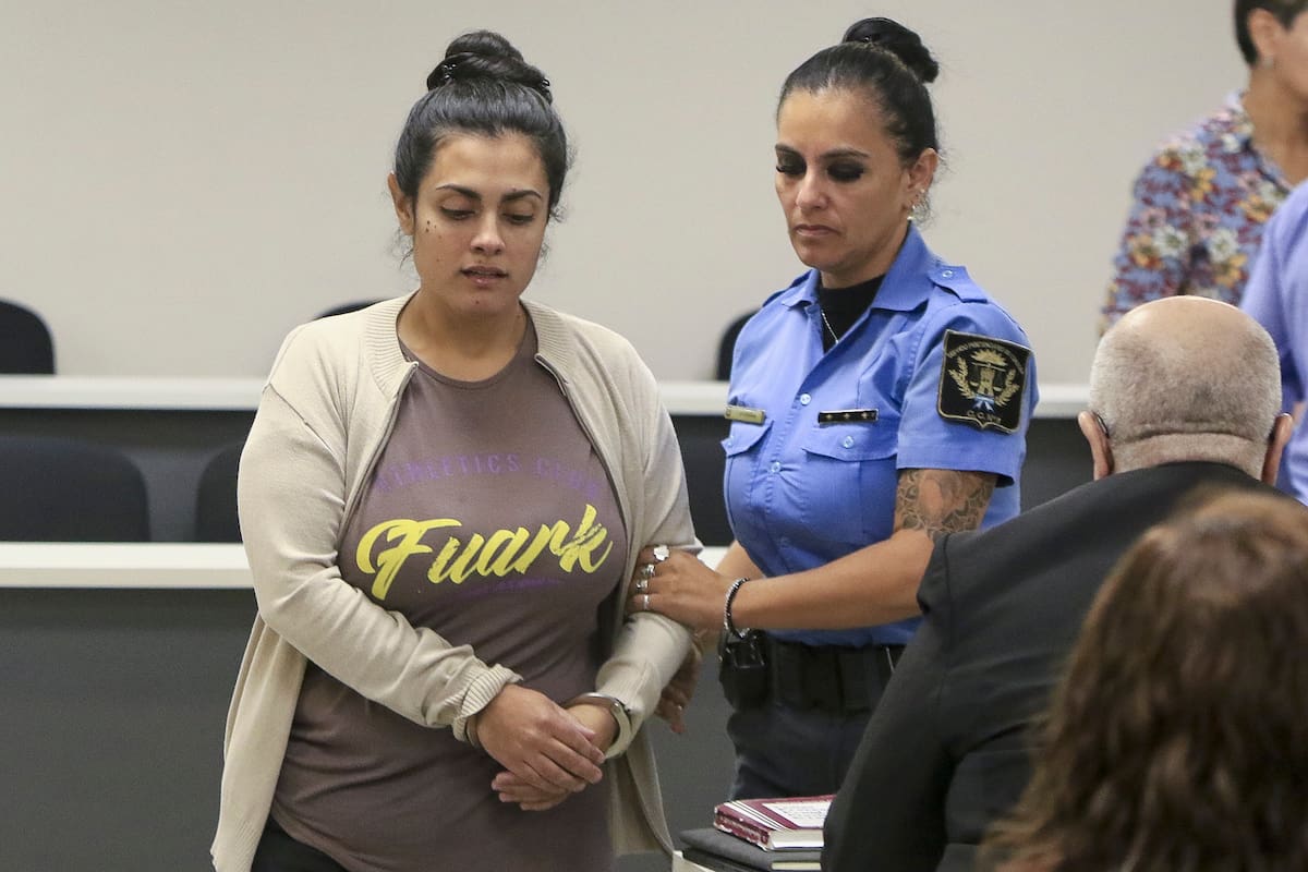 La enfermera Brenda Agüero