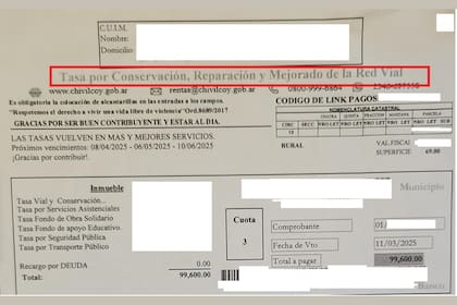 La entidad publicó boletas para reflejar los incrementos en las mismas